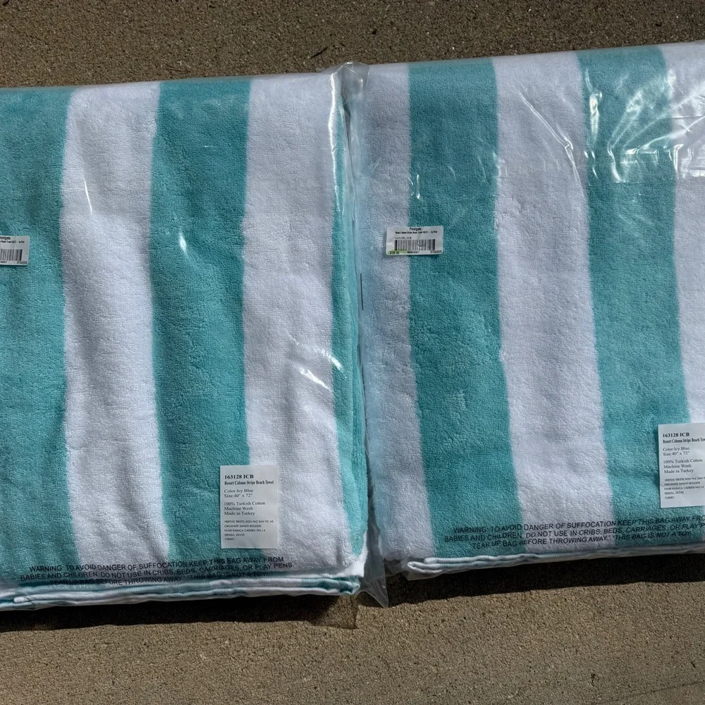Frontgate Resort Beach Towels - Set of 2 - NWT - Picture 8 of 16